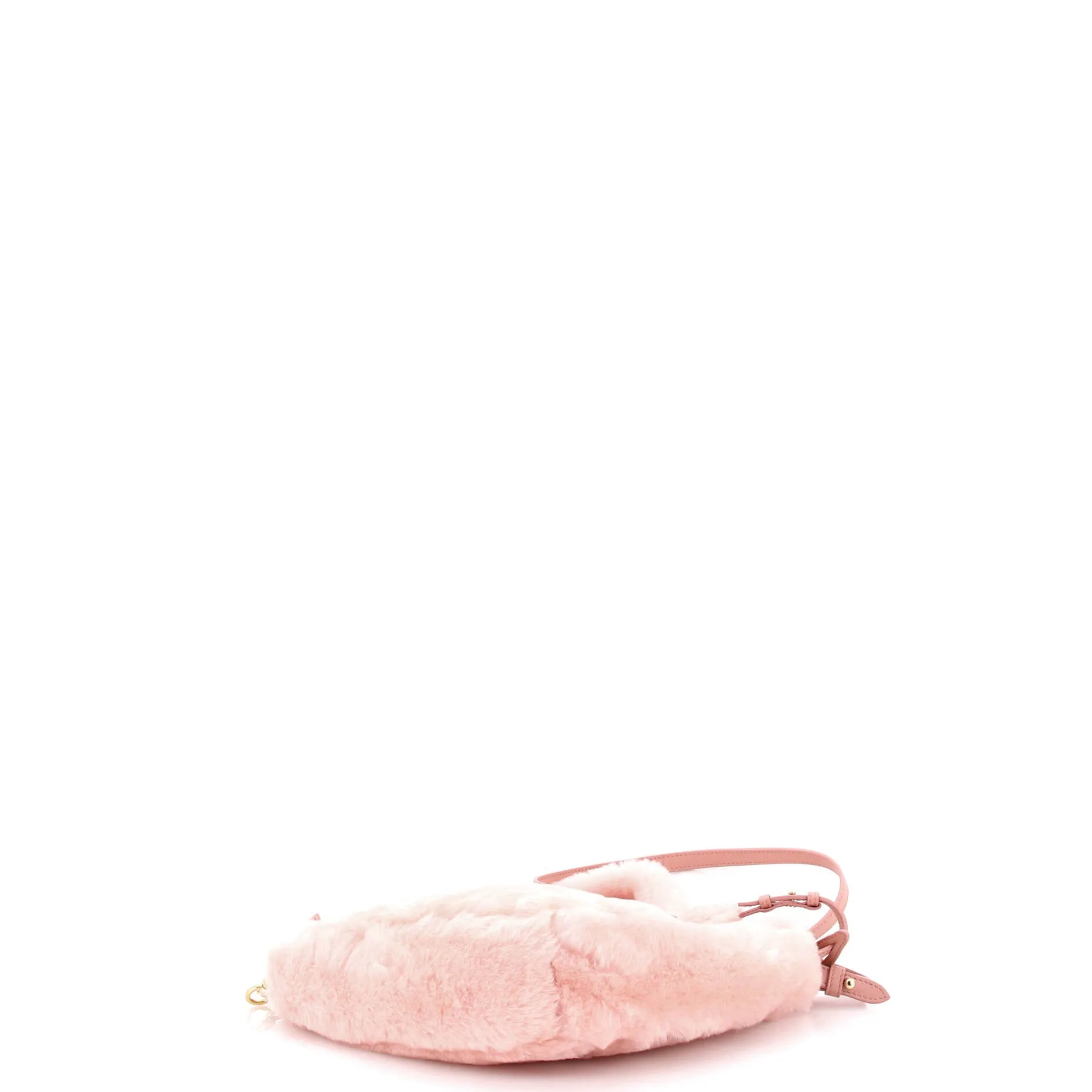 Prada Triangle Shoulder Bag Shearling Mini