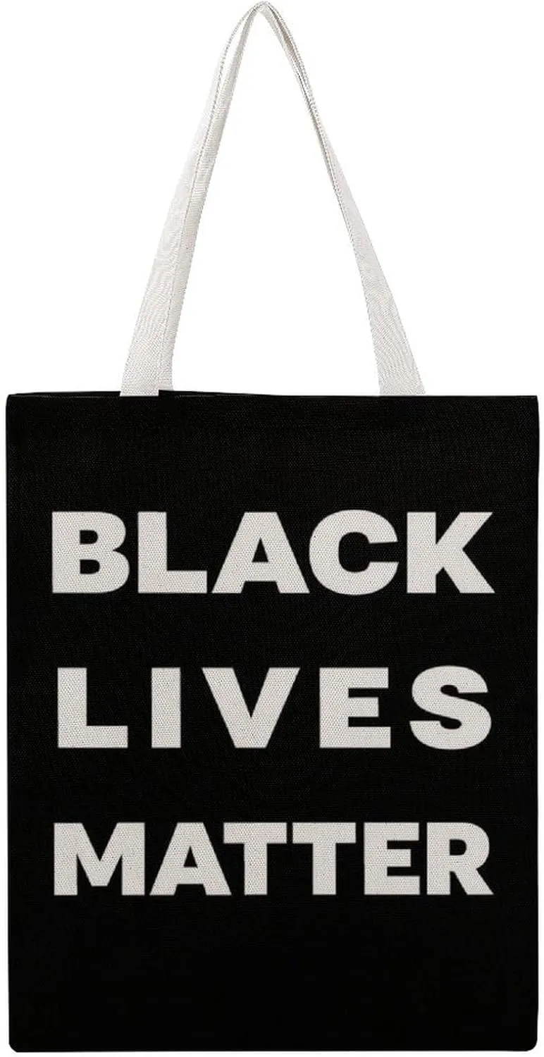 Printed Canvas Tote Bag for Women Men Extra Large Reusable Grocery Shopping Bags