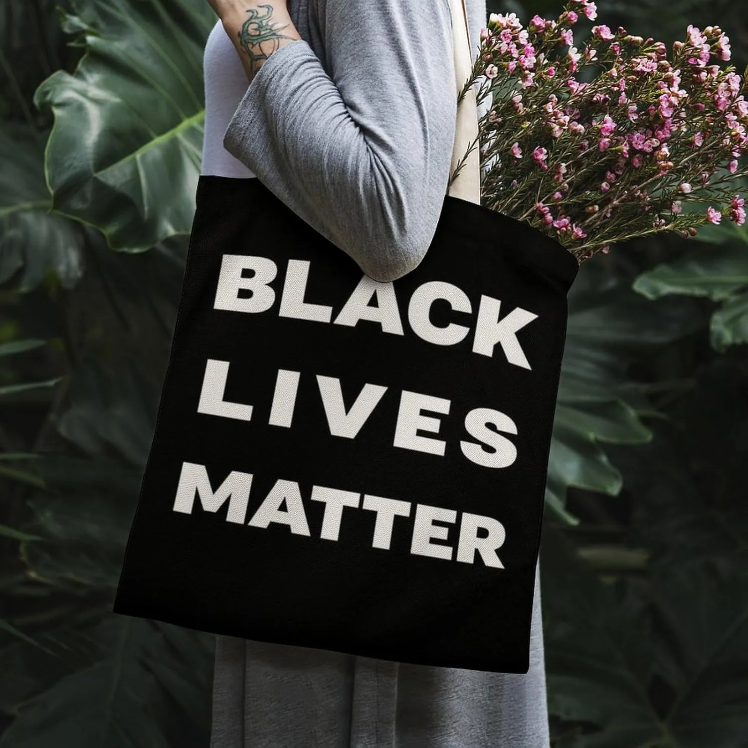Printed Canvas Tote Bag for Women Men Extra Large Reusable Grocery Shopping Bags