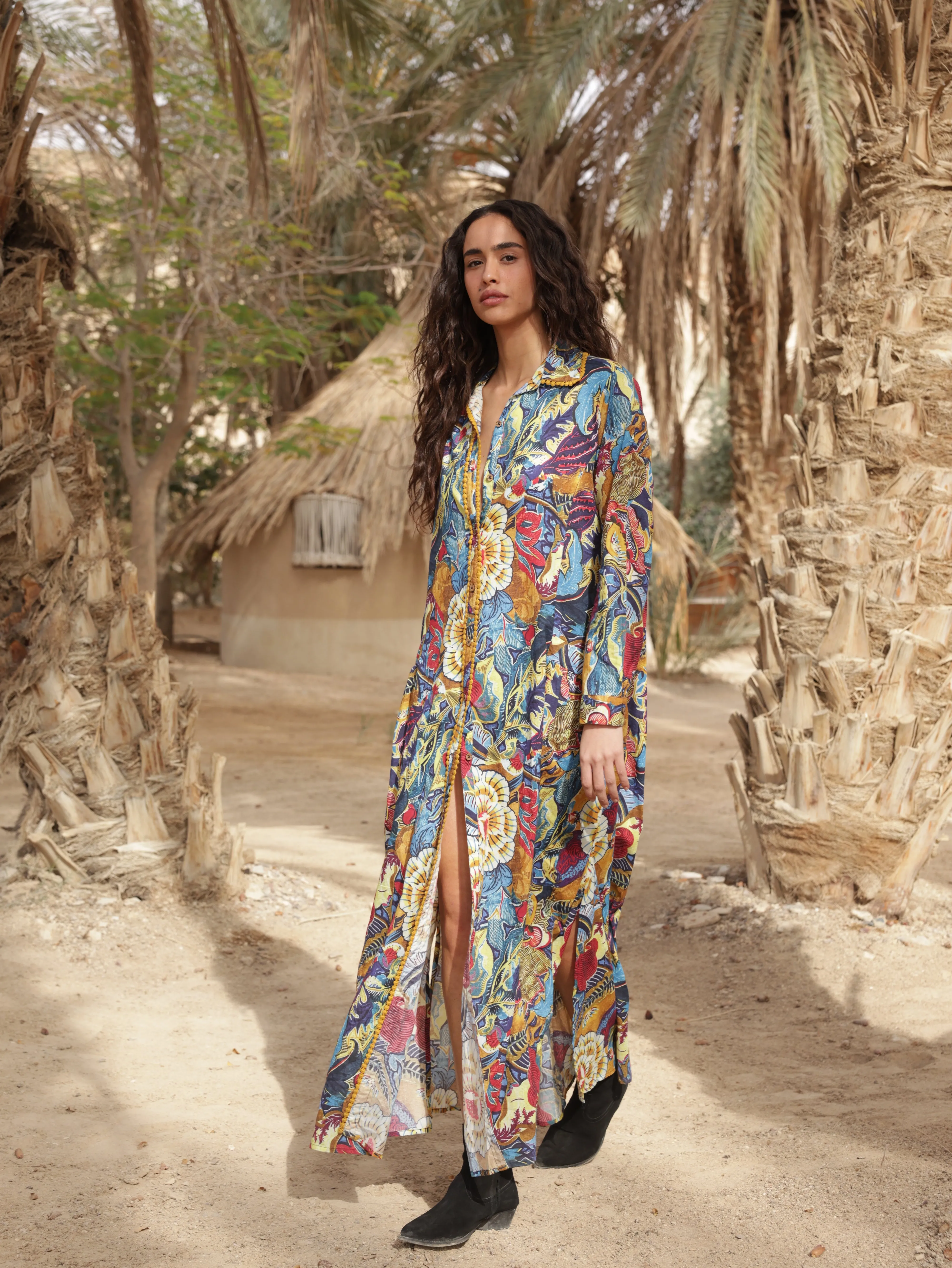 Printed Maxi Dress