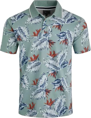Printed organic cotton polo shirt from Sarat