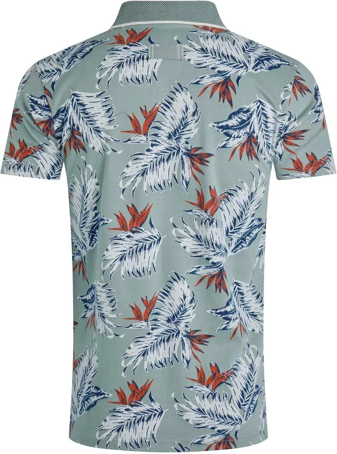 Printed organic cotton polo shirt from Sarat