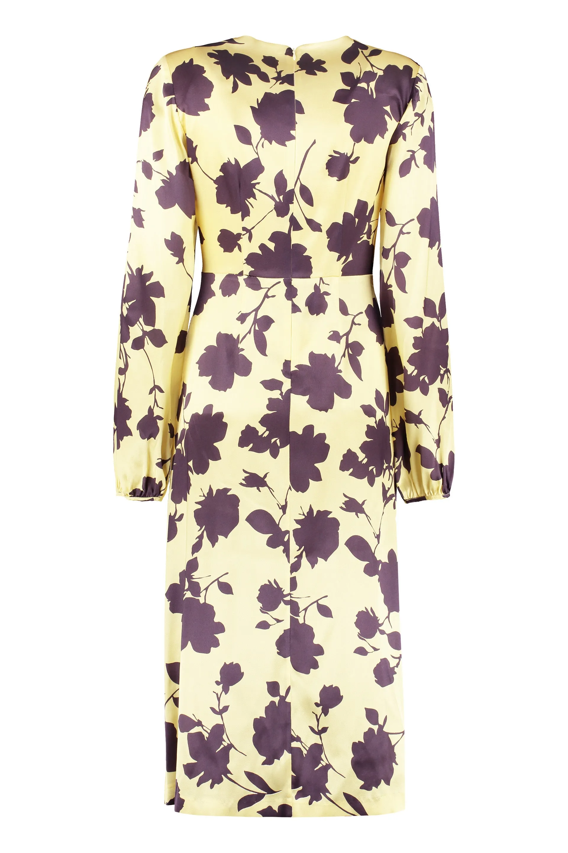Printed silk dress