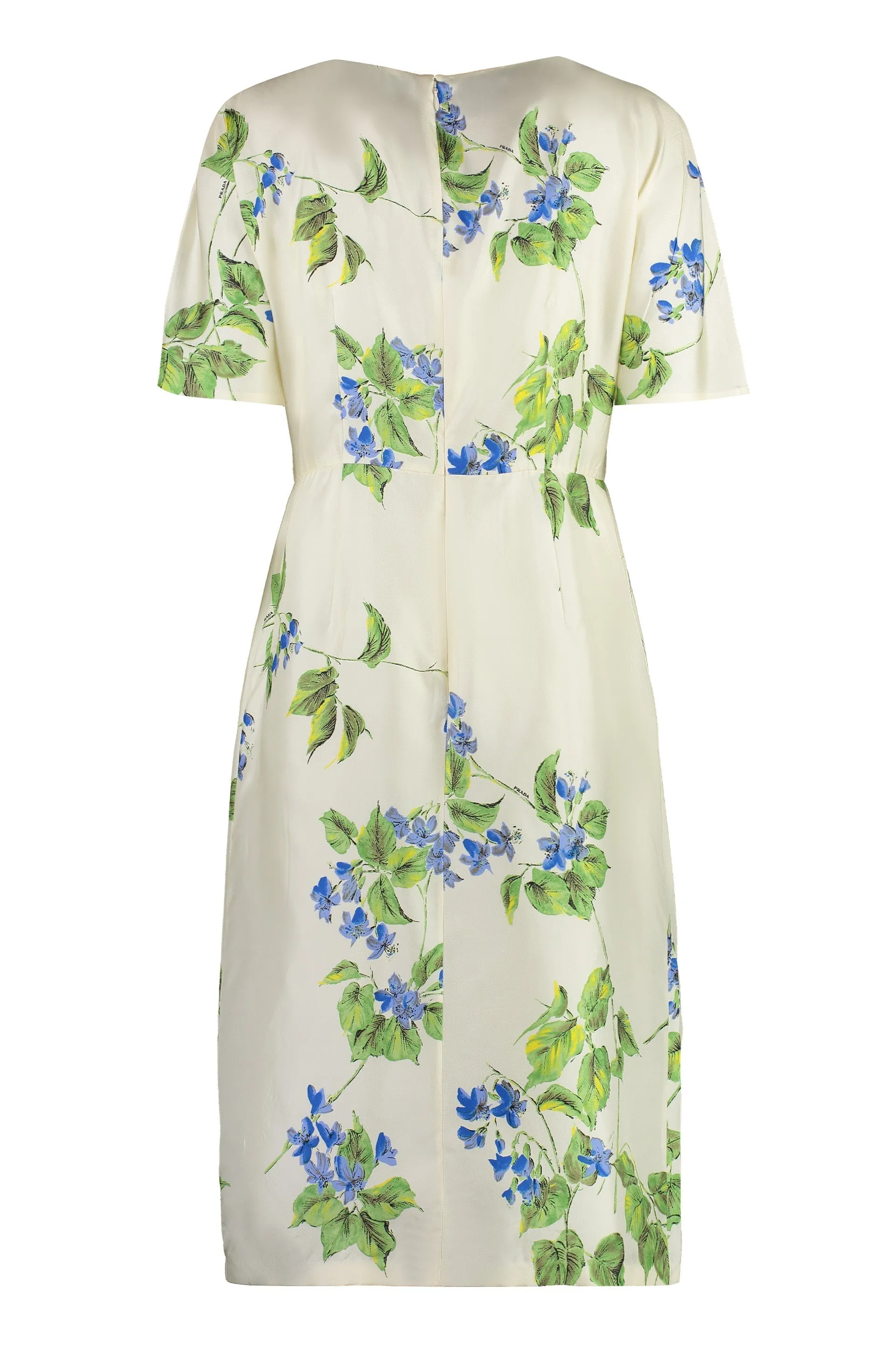 PRINTED SILK DRESS