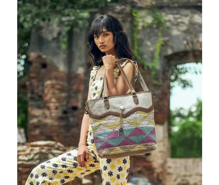 Prismatic Tones Shoulder Bag