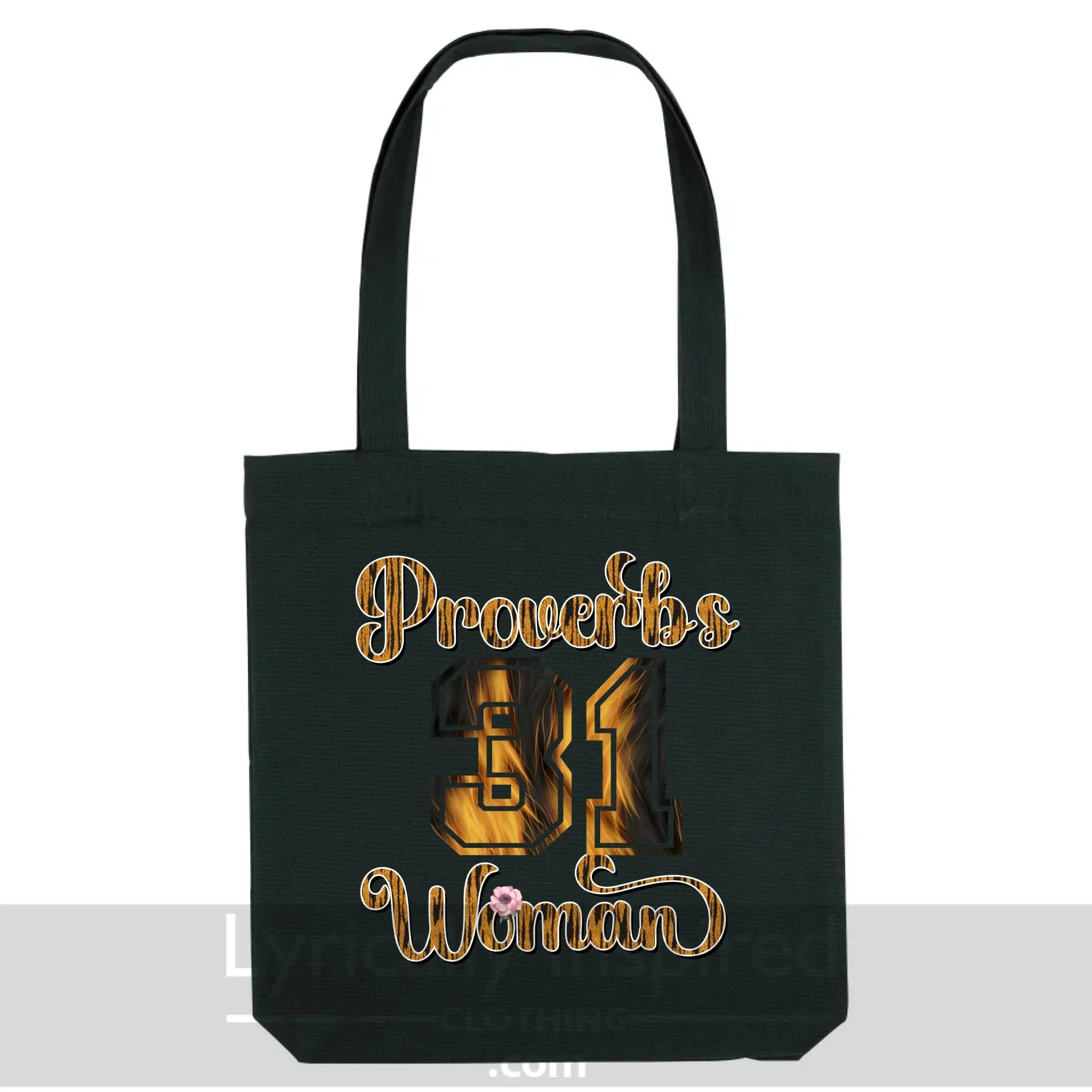 Proverbs 31 Woman Tote Bag Design, Mother's Day Print