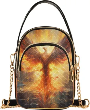 Quilted Crossbody Bags for Women,Phoenix Women's Crossbody Handbags Small Travel Purses Phone Bag
