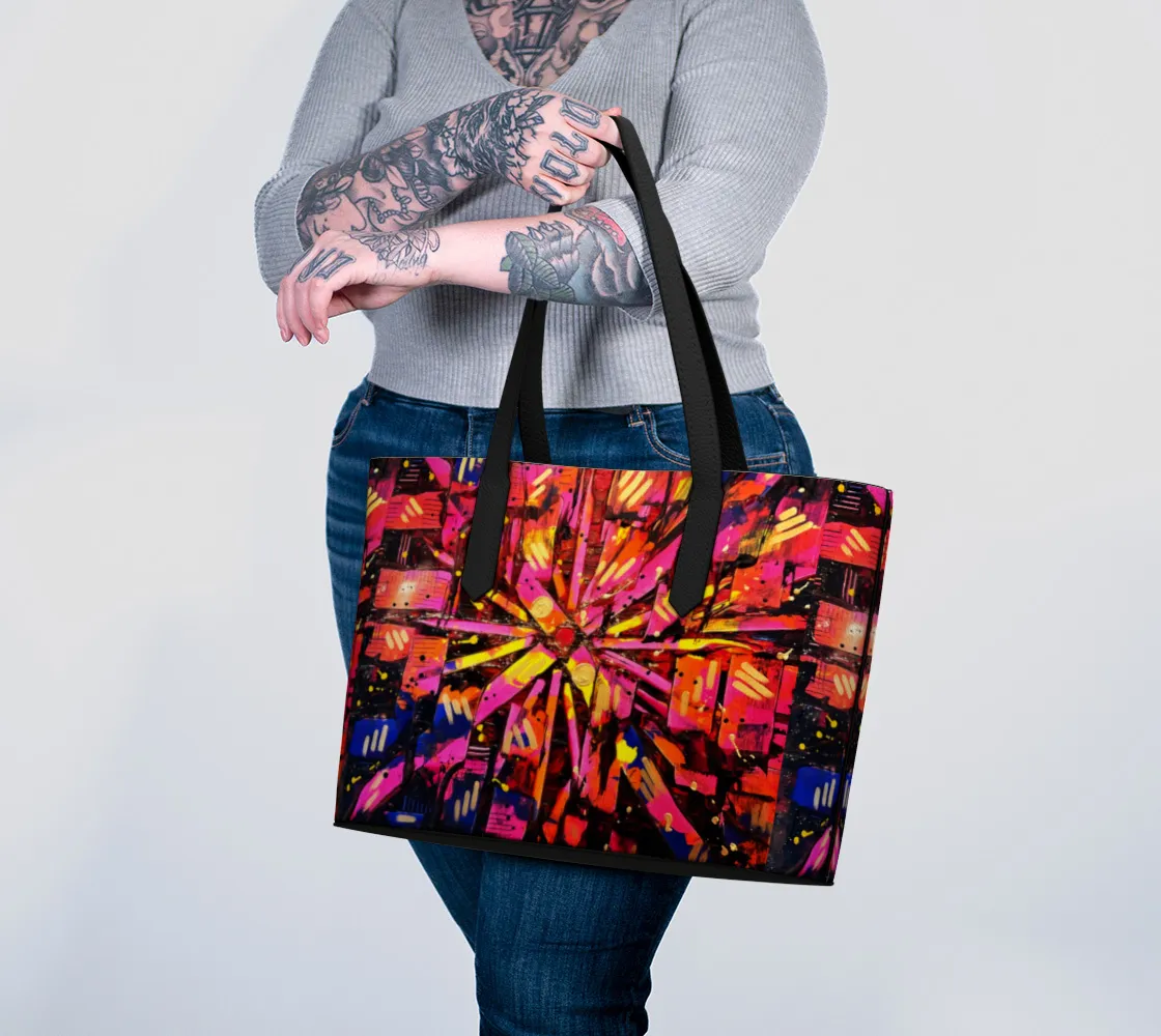 "Mercy" Vegan Leather Tote
