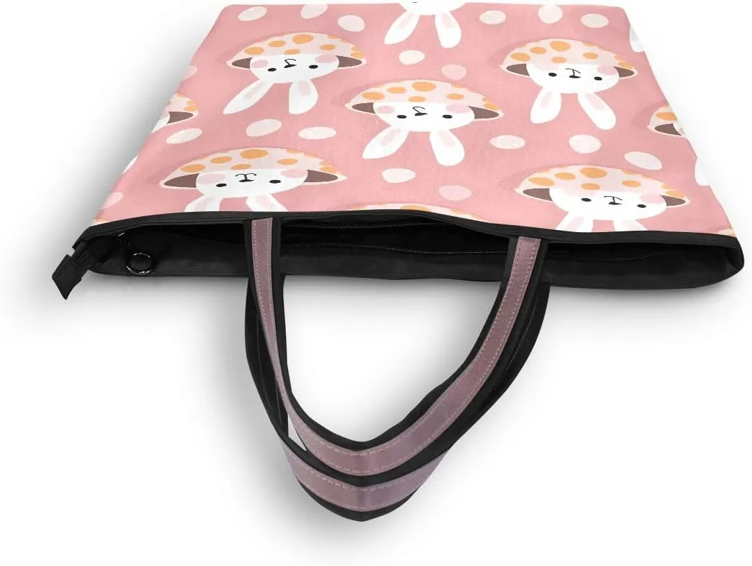 Rabbit in Hole Shoulder Bags Large Handle Ladies Handbag