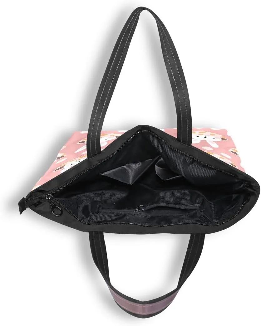 Rabbit in Hole Shoulder Bags Large Handle Ladies Handbag