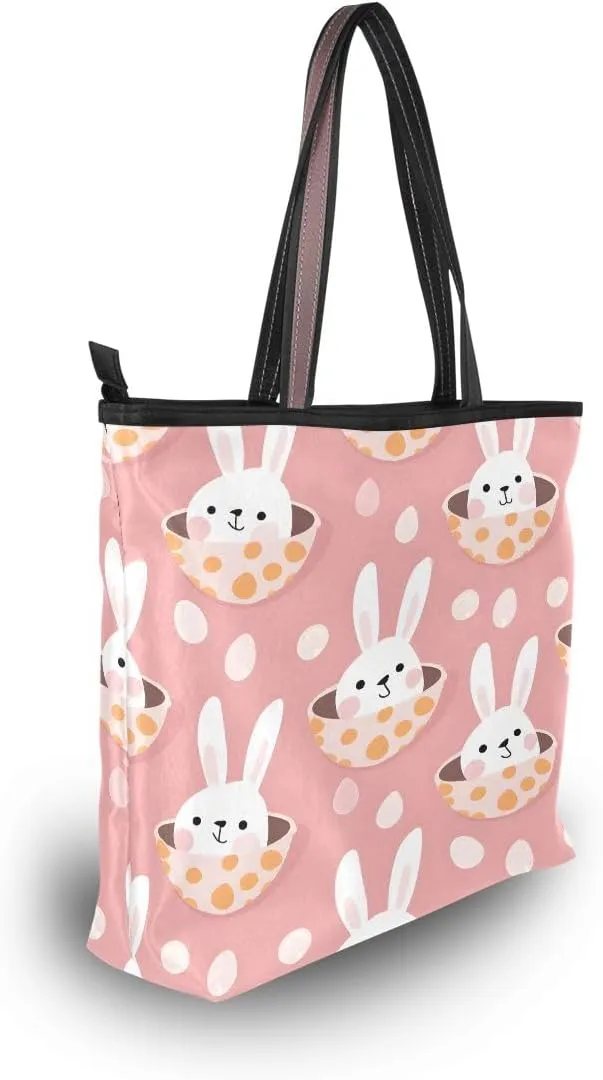 Rabbit in Hole Shoulder Bags Large Handle Ladies Handbag