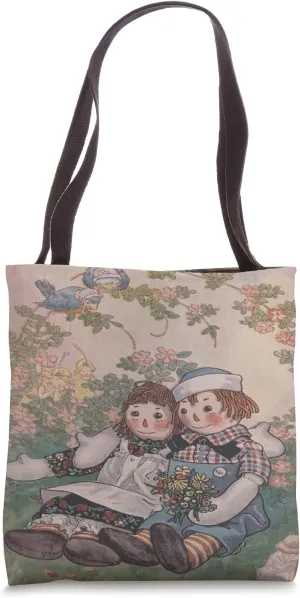 Raggedy Ann & Andy in The Flower Garden Tote Bag