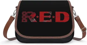 RED Remember Everyone Deployed Crossbody Bags for Women Fashion Purse Shoulder Bag Handbags with Adjustable Strap