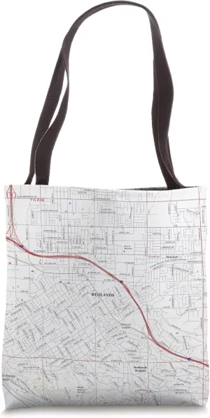 Redlands CA Map (2018) Tote Bag