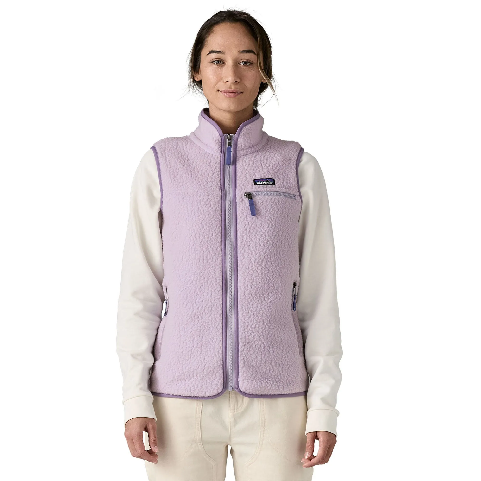 Retro Pile Vest Womens