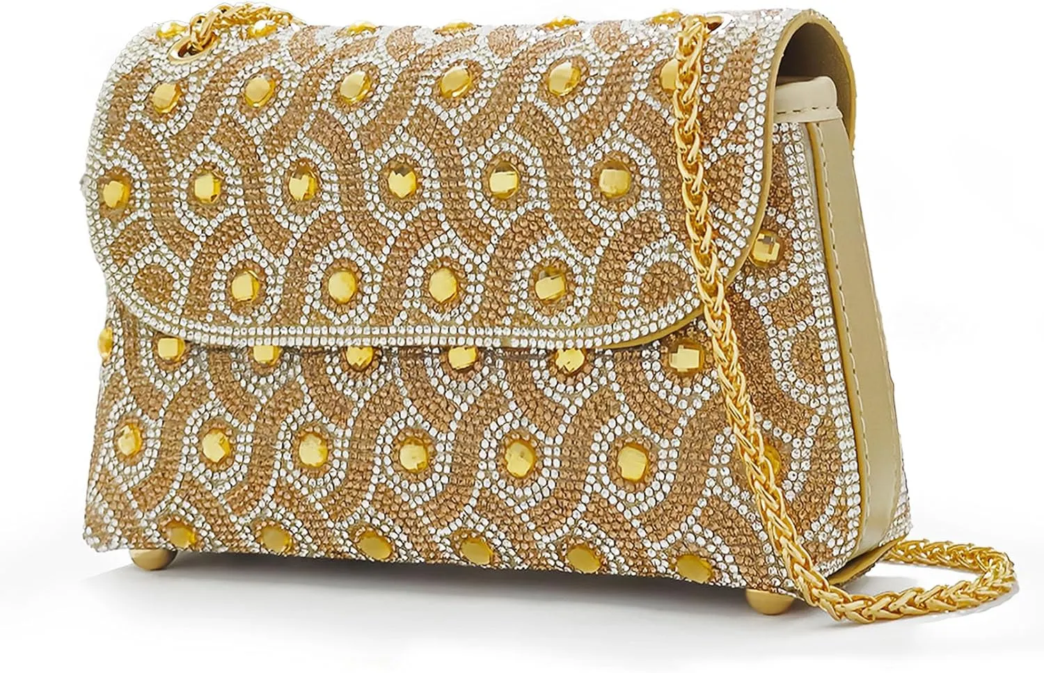 Rhinestone Evening Clutch Purse - Sparkling Evening Purse Clutch Bag for Women, Ideal for Weddings, Parties, Prom