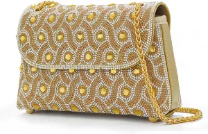 Rhinestone Evening Clutch Purse - Sparkling Evening Purse Clutch Bag for Women, Ideal for Weddings, Parties, Prom