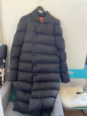 Rick Owens AW19 Larry zionic shearling jacket