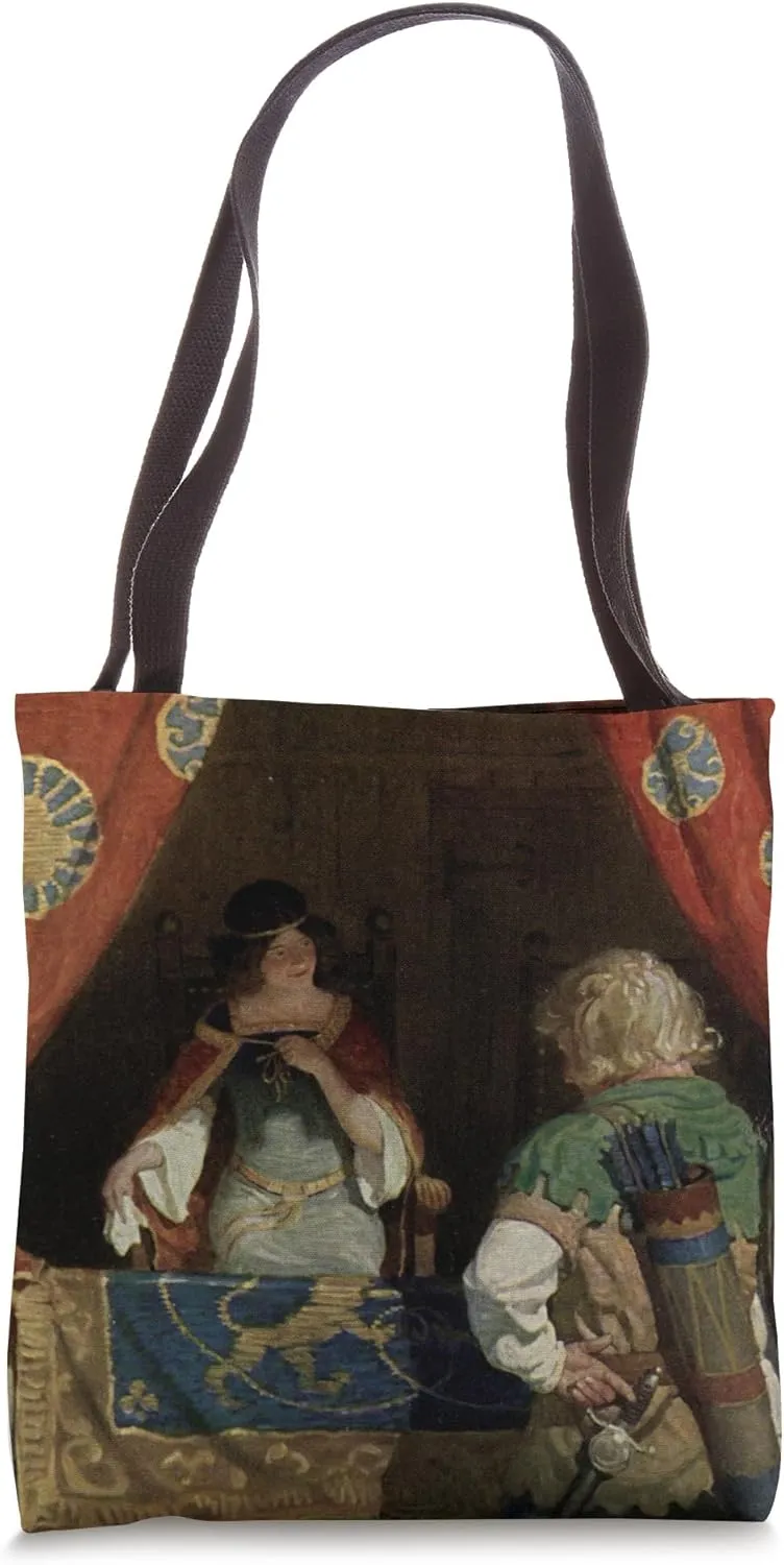 Robin Hood Meeting Maid Marian Tote Bag