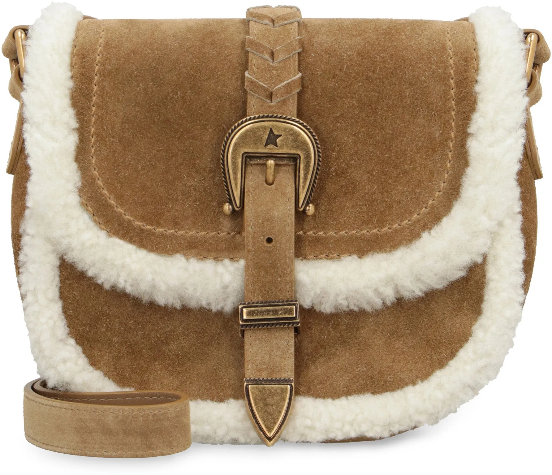 Rodeo suede shoulder bag