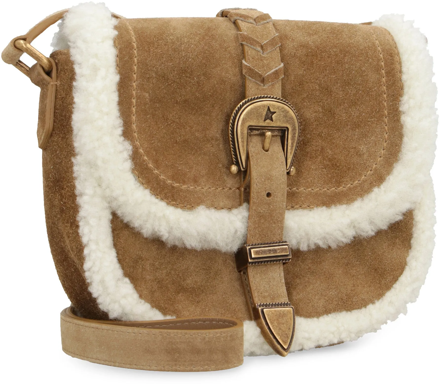 Rodeo suede shoulder bag