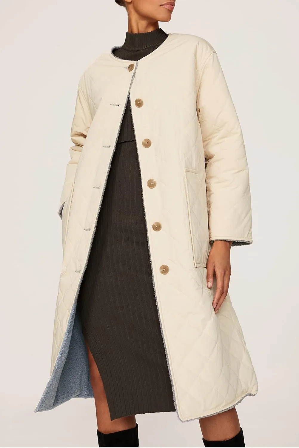 RTR Design Collective Oversized Shearling Coat