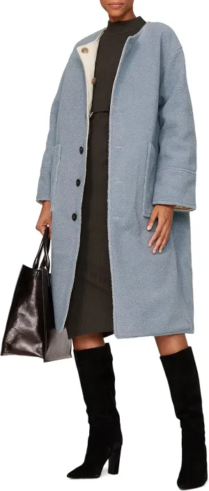 RTR Design Collective Oversized Shearling Coat