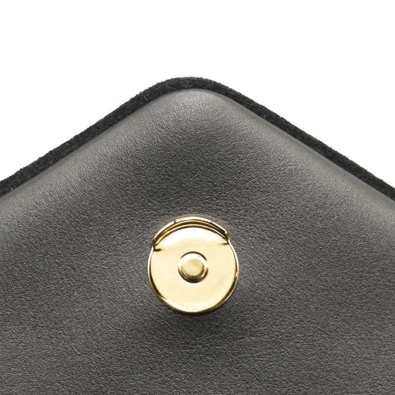 SAINT LAURENT Loulou Medium YSL Shearling Shoulder Bag