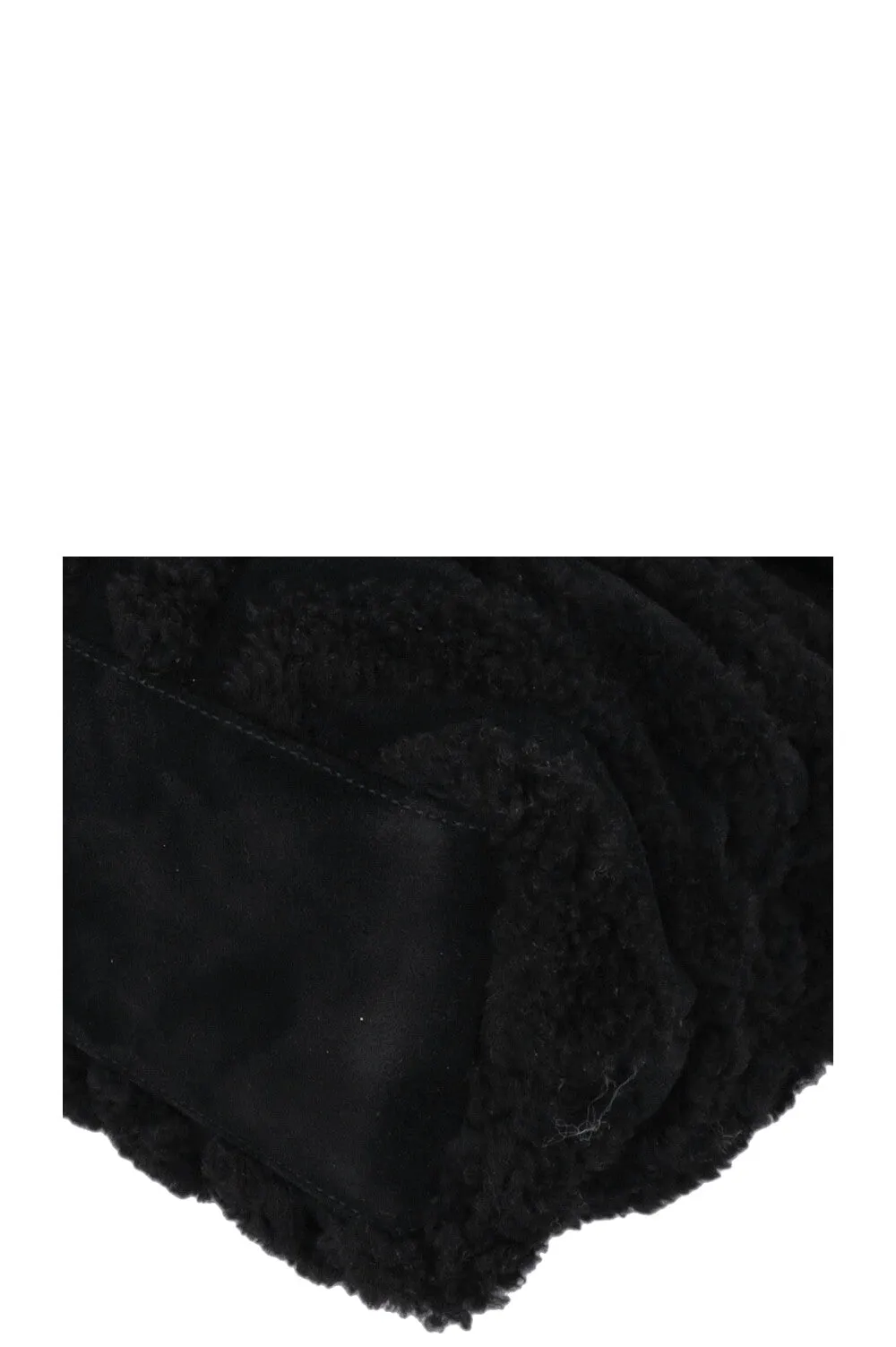 SAINT LAURENT Shearling Loulou Medium Black
