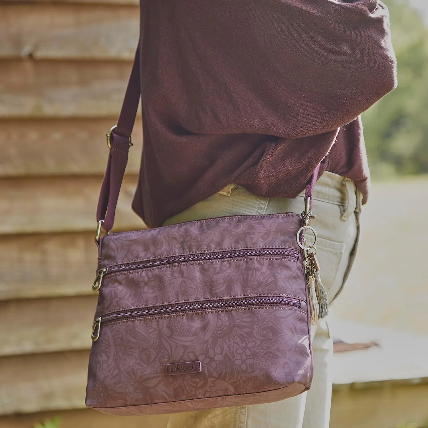 Sakroots Artist Circle Basic Crossbody