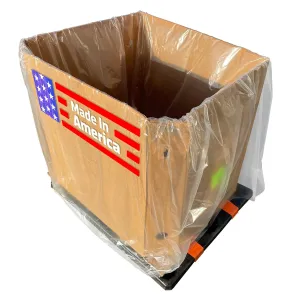 Sandbaggy Gaylord & Tote Bin Liners | Made in USA | Liners Fits Boxes Up to 55" x 55" x 75" | Built w/ 1 Month UV | Heavy Duty 1.5 Mil Thick (Pack of 25)