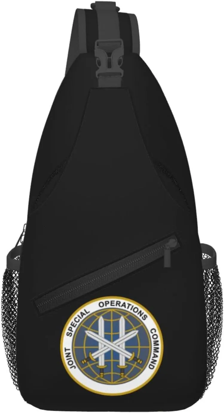 Seal of the Joint Special Operations Command (JSOC) Crossbody Bags For Women Men Chest Backpack Gym Shoulder Bag Travel Outdoor Sports Casual Crossbody Bags