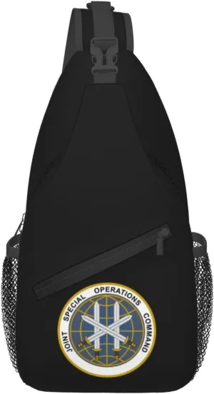 Seal of the Joint Special Operations Command (JSOC) Crossbody Bags For Women Men Chest Backpack Gym Shoulder Bag Travel Outdoor Sports Casual Crossbody Bags