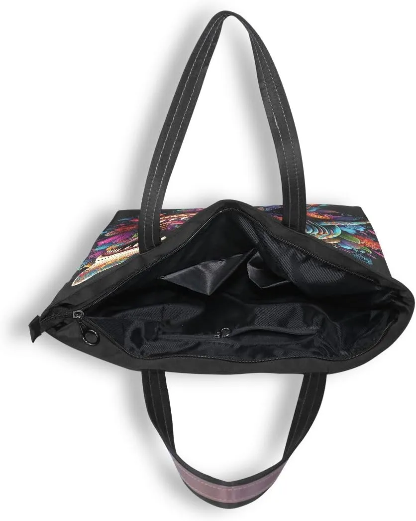 Shark Roar Shoulder Bags Large Handle Ladies Handbag
