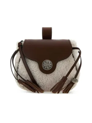 Shearling Crossbody Bag