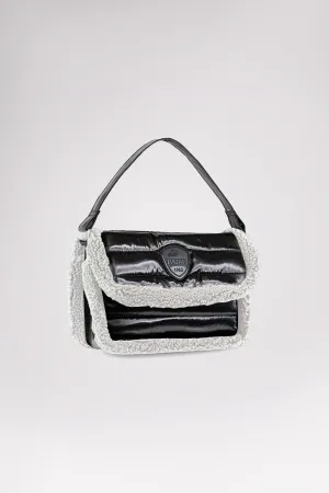 Shearling Puffy Shoulder Bag