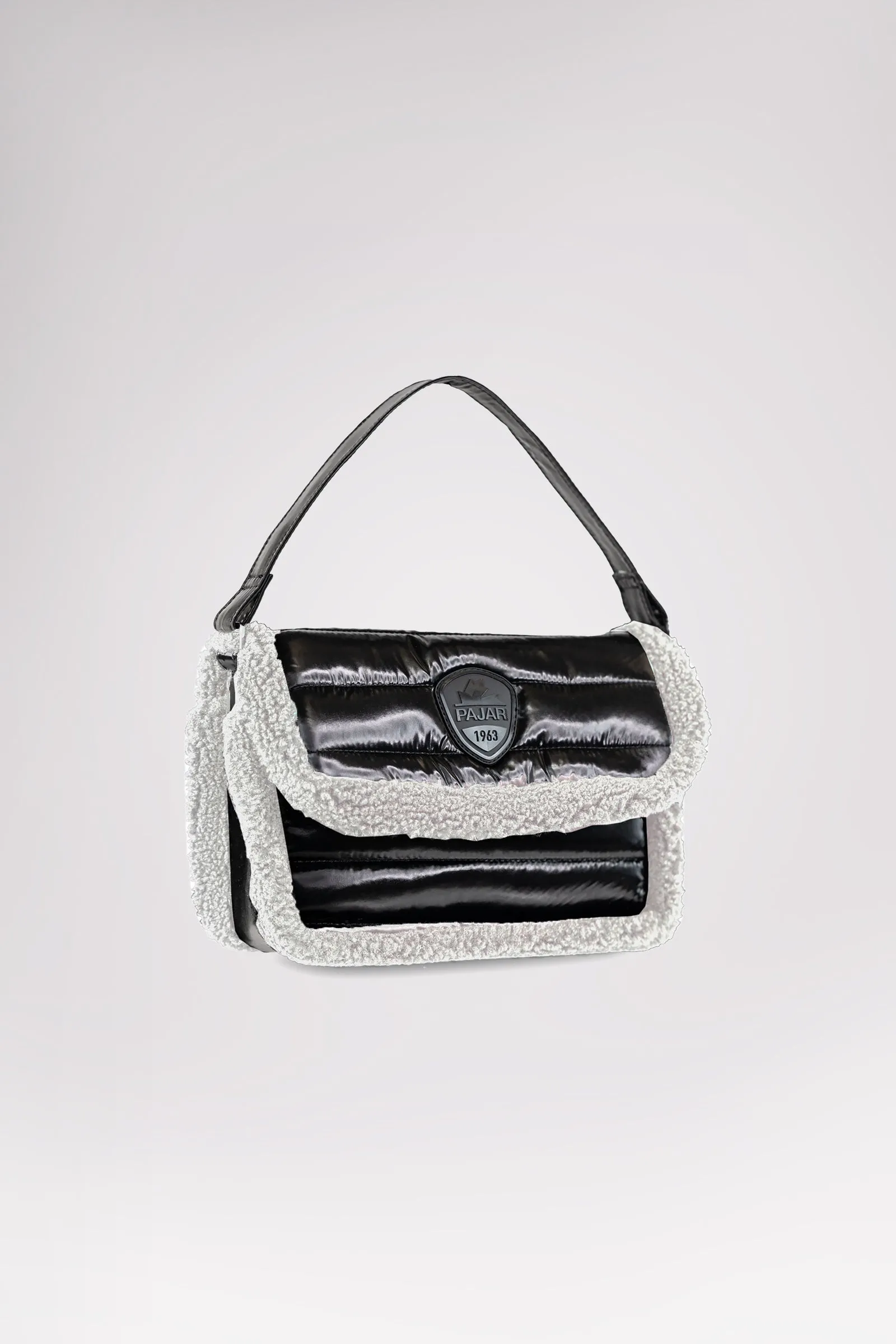Shearling Puffy Shoulder Bag