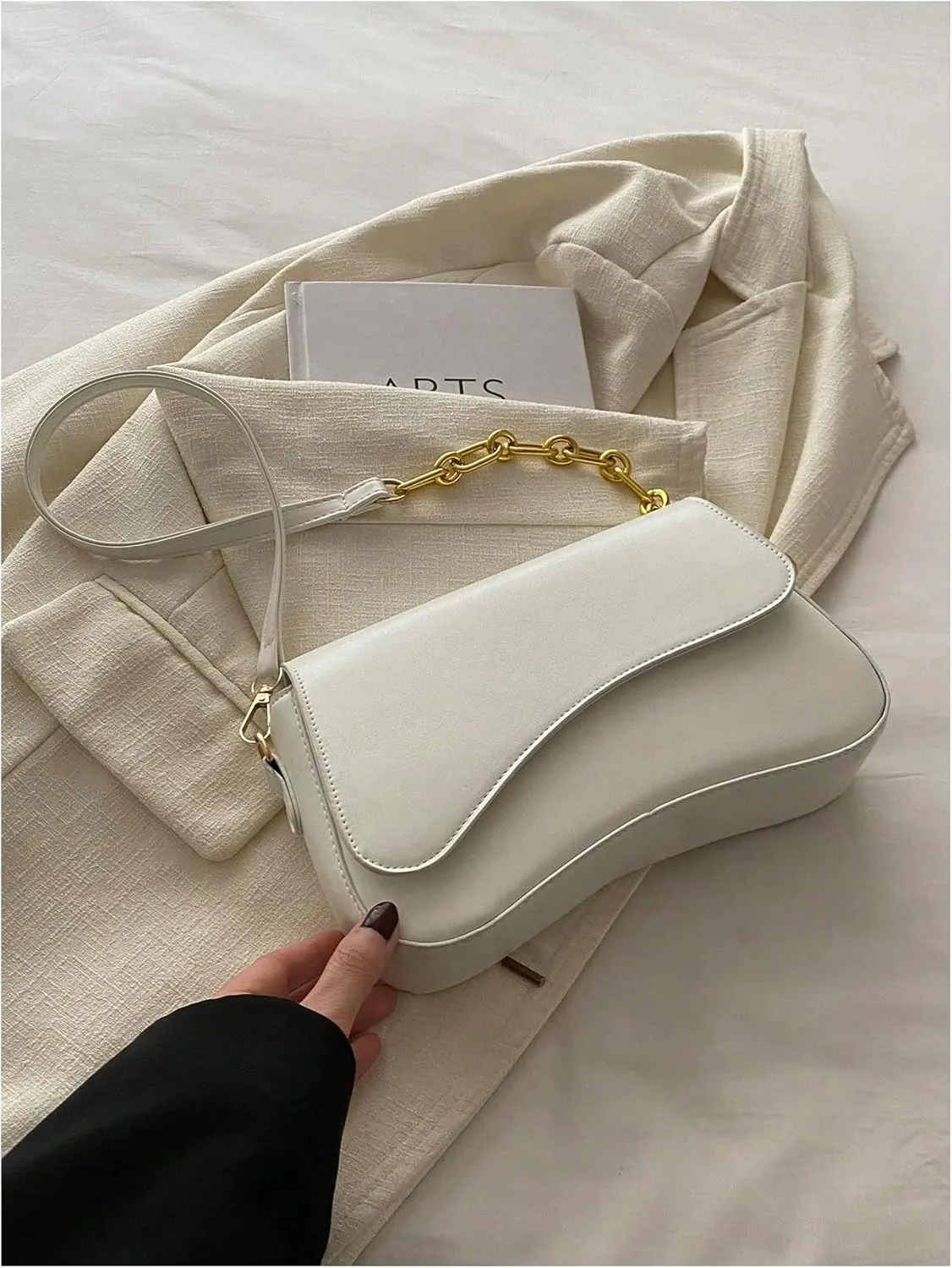 SHENHE Women's Elegant Shoulder Bags Flap Magnet Small Clutch Purse Underarm Handbags