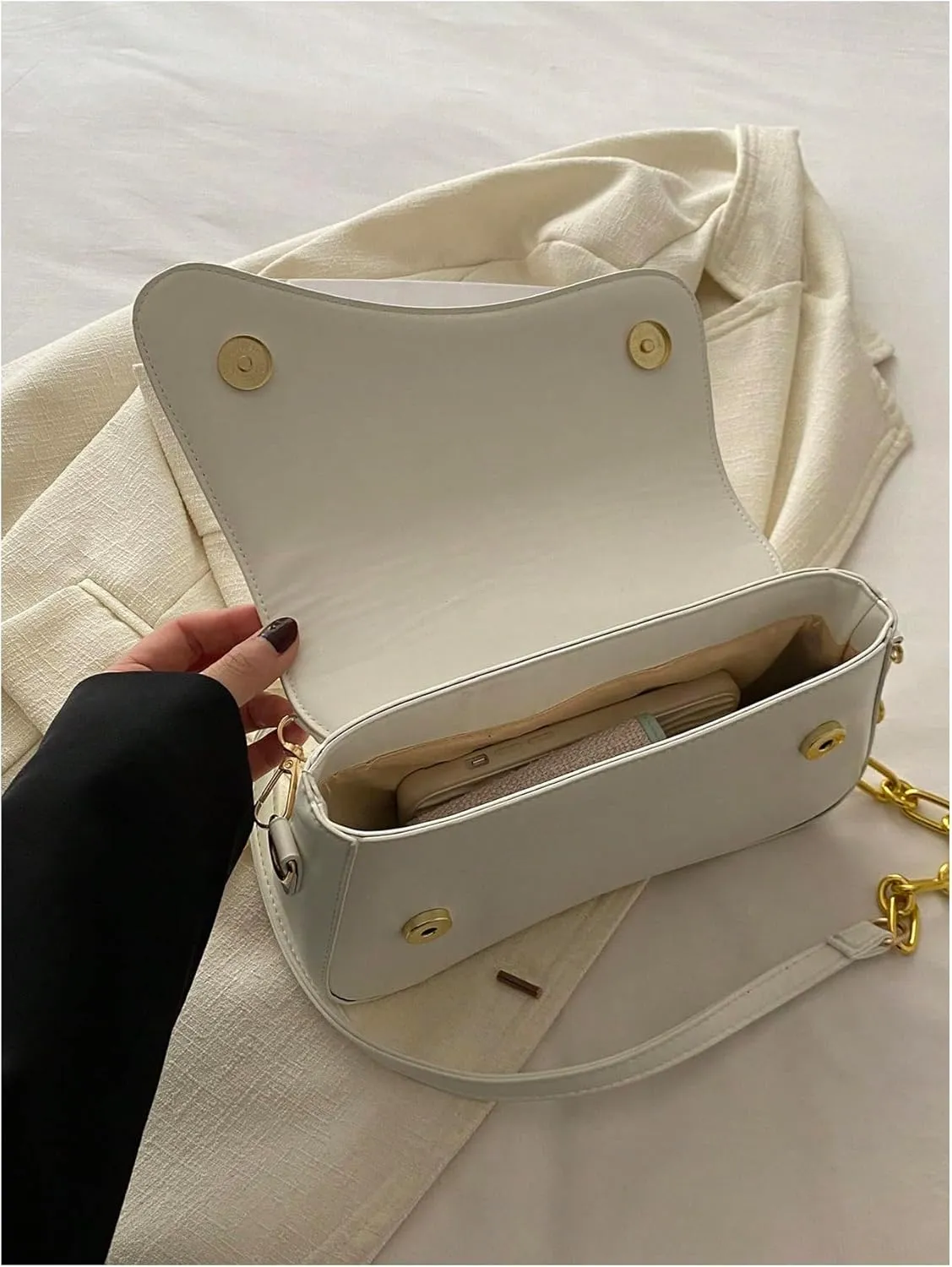 SHENHE Women's Elegant Shoulder Bags Flap Magnet Small Clutch Purse Underarm Handbags