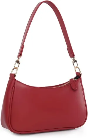 Shoulder Bag for Women with 2 Removable Straps and Zipper Closure Crossbody Bags Clutch Tote HandBags Purses