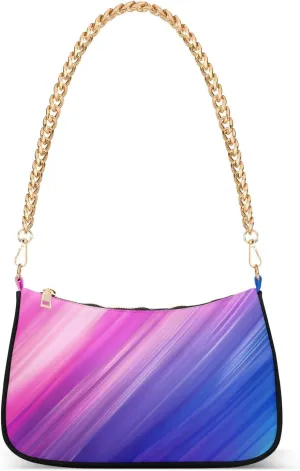 Shoulder Bags for Women Blurred Background Hobo Tote Handbag Small Clutch Purse with Zipper Closure