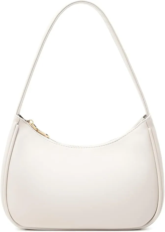 Shoulder Bags for Women, Cute Hobo Tote Handbag Mini Clutch Purse with Zipper Closure