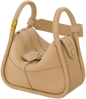 Shoulder Bags for Women, Tote Handbag Mini Clutch Purse with Zipper Closure