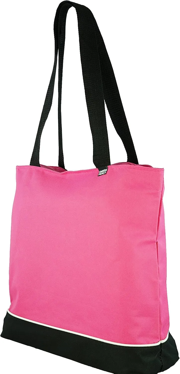 Shoulder Tote Bag with Zipper