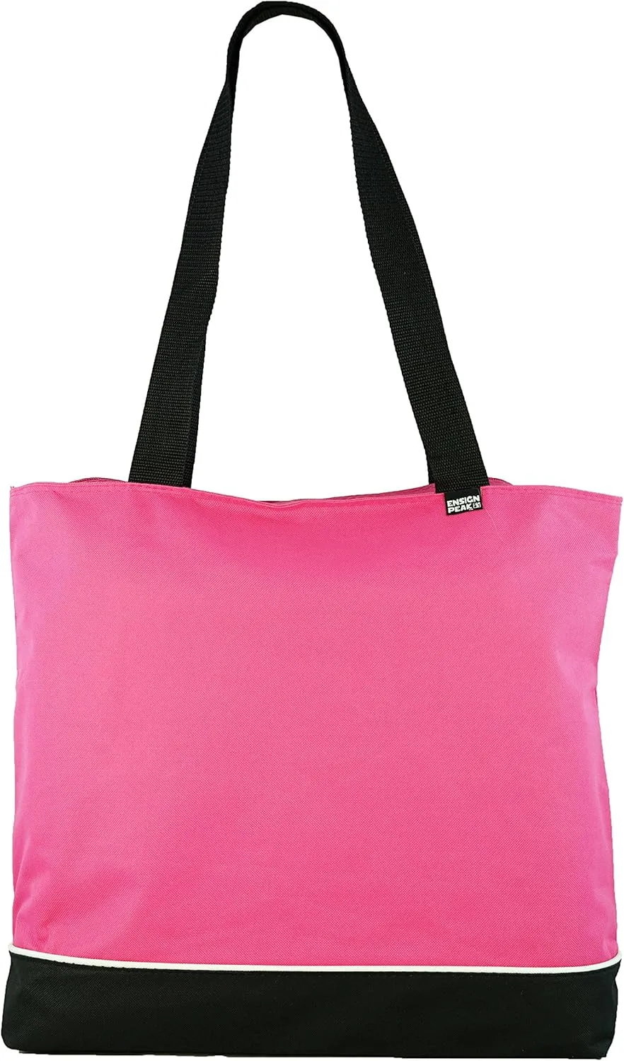 Shoulder Tote Bag with Zipper