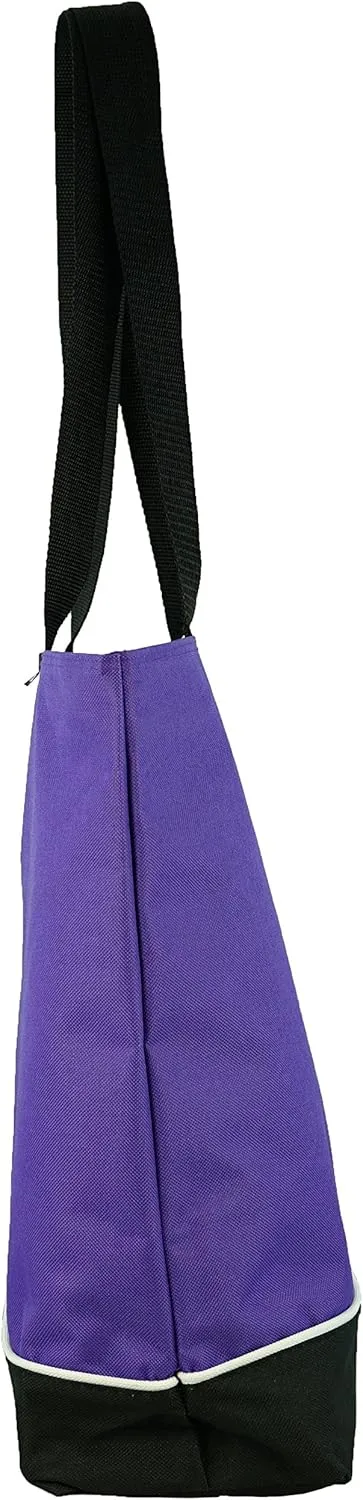 Shoulder Tote Bag with Zipper
