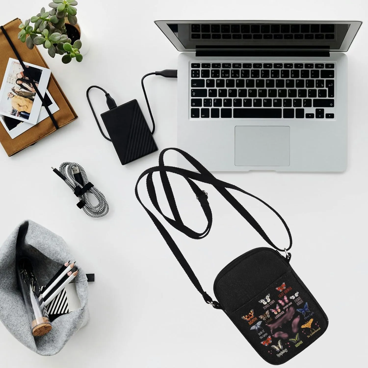 Singer Crossbody Bag Singer Merch Singer Butterfly Album Gift Singer Tour Bag Singer Album Inspired Gift Music Lover Gift
