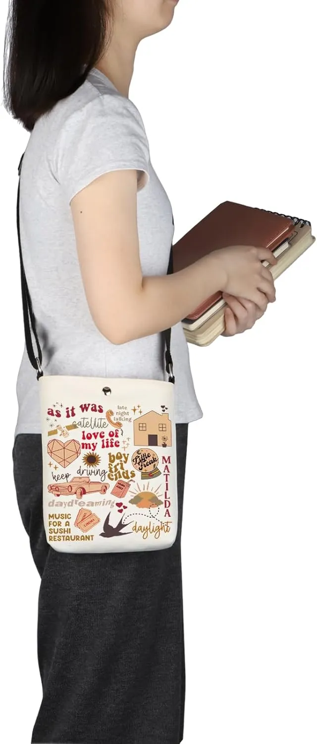 Singer Merch Singer Crossbody Bag Singer Album Inspired Gift Singer Fan Gift Singer Album Bag Music Lover Gift
