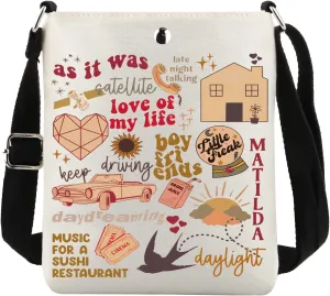 Singer Merch Singer Crossbody Bag Singer Album Inspired Gift Singer Fan Gift Singer Album Bag Music Lover Gift