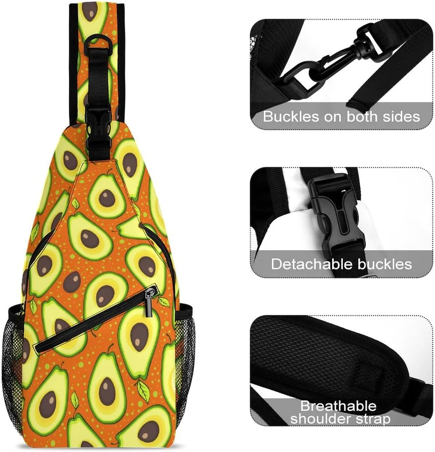 Skull And Flowers Versatile And Convenient Multipurpose Crossbody Bag - Perfect for Travel And Hiking